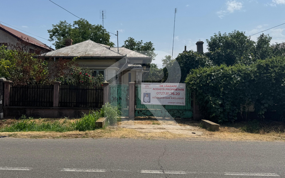 langa Primaria Gorgota, casa locuibila cu teren generos